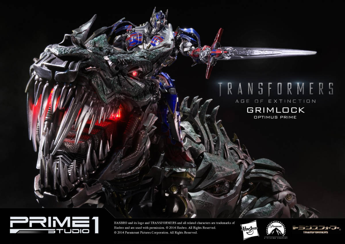 【玩具模型】PRIME 1 STUDIO MMTFM-05 GRIMLOCK & OPTIMUS PRIME TRANSFORMERSトランスフォーマーグリムロック＆コンボイ フィギュア L37_画像8