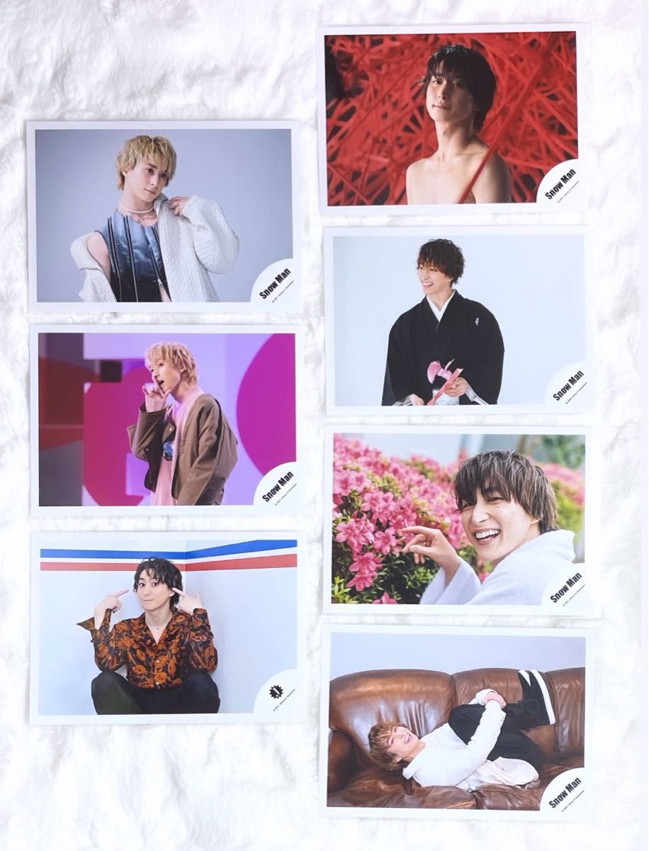 生写真(ジャニーズ)/アイドル/Snow Man Snow Man/佐久間大介/膝