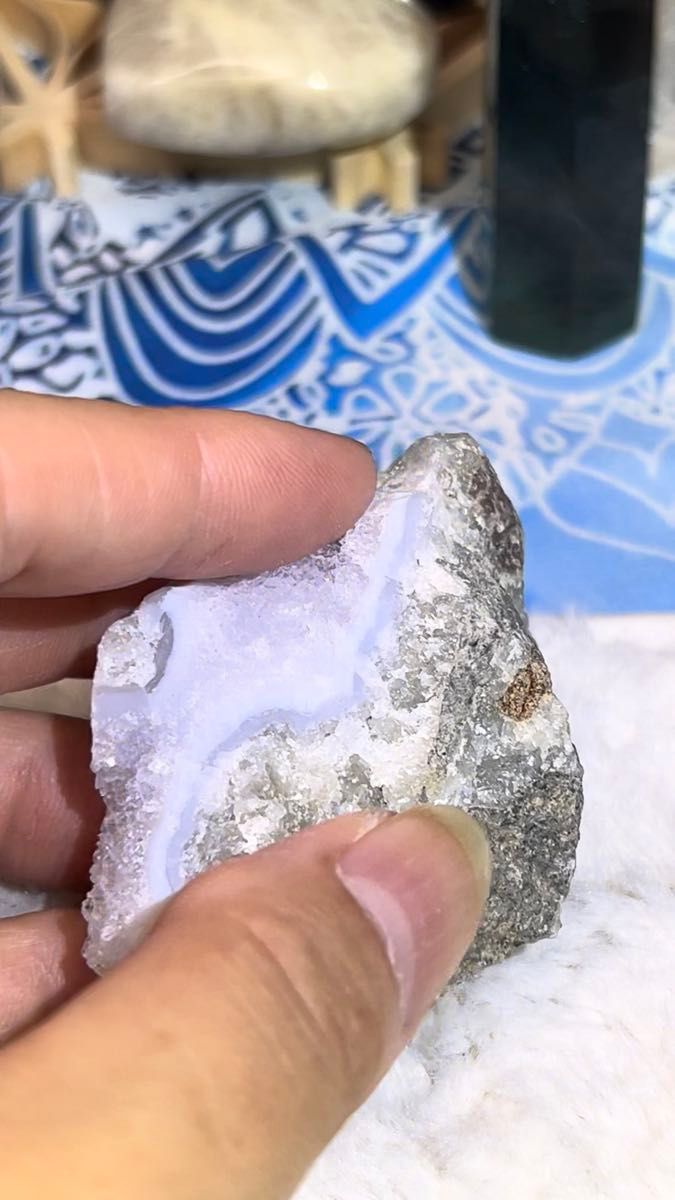 ブルーレースアゲート 天然石 パワーストーン