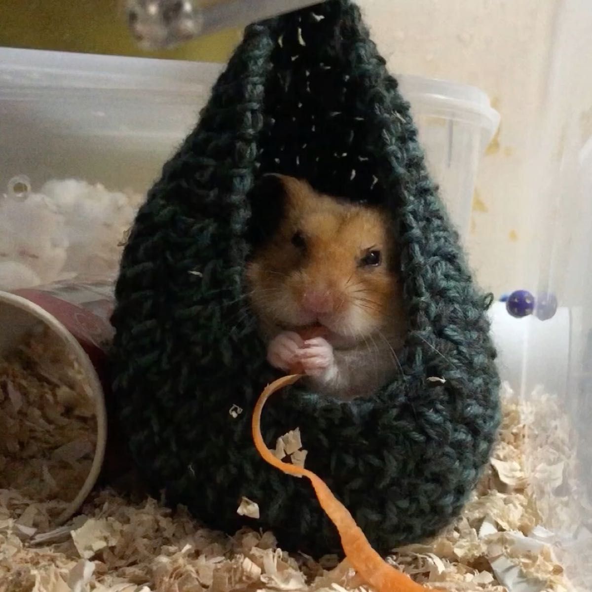 ハムスター はむモック ハンモック ハウス おもちゃ 小動物 ハンドメイド