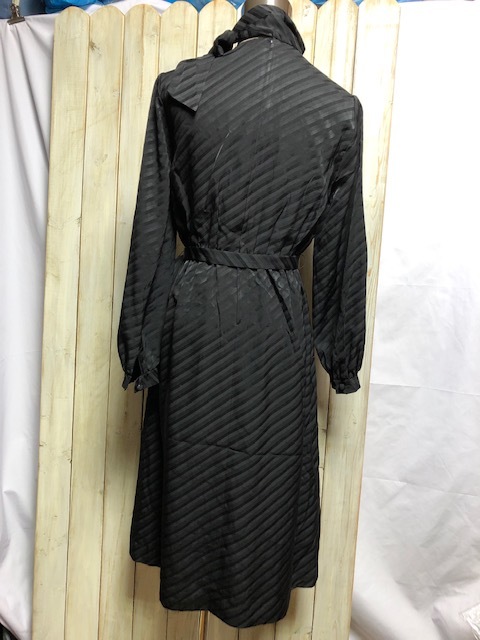 昭和レトロ古着 80's～ Noir Robe ワンピース L ヴィンテージ レトロモダン オンワード ★21