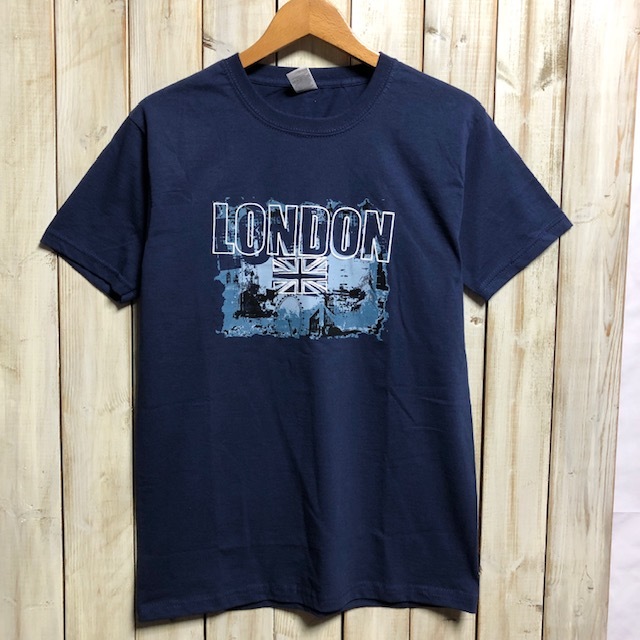 T●162 USA古着 ほぼ未使用 LONDON Tシャツ FRUIT OF THE LOOM S オールド ヴィンテージ アメリカ古着_画像2