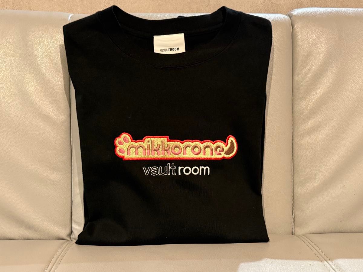 MIKKORONE L/S TEE /BLACK みっころね vaultroom vaultroom(ボルトルーム) MIKKORONE ロングスリーブTシャツ