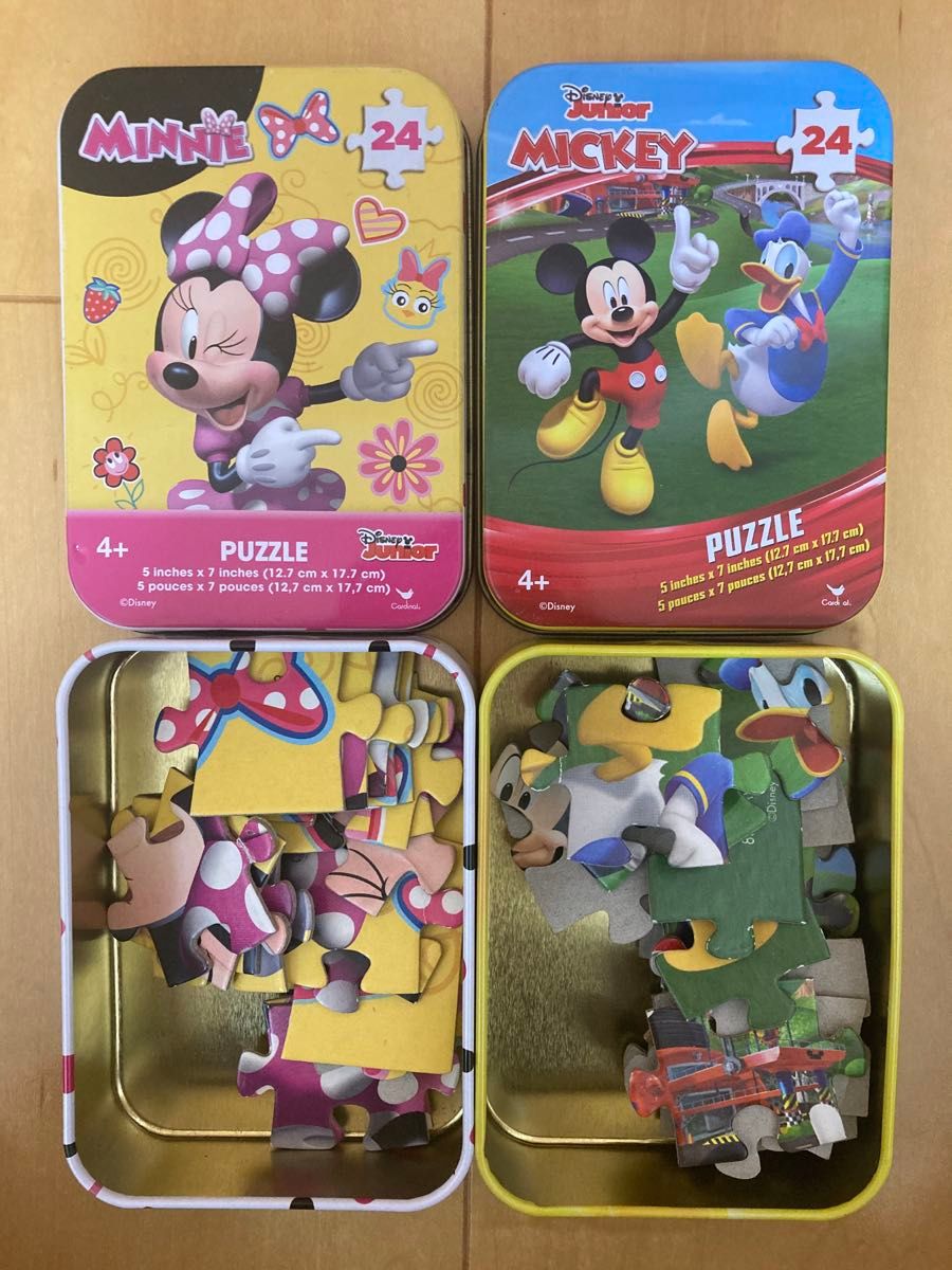 ディズニー ミッキー＆ミニー パズル 2点セット｜Yahoo!フリマ