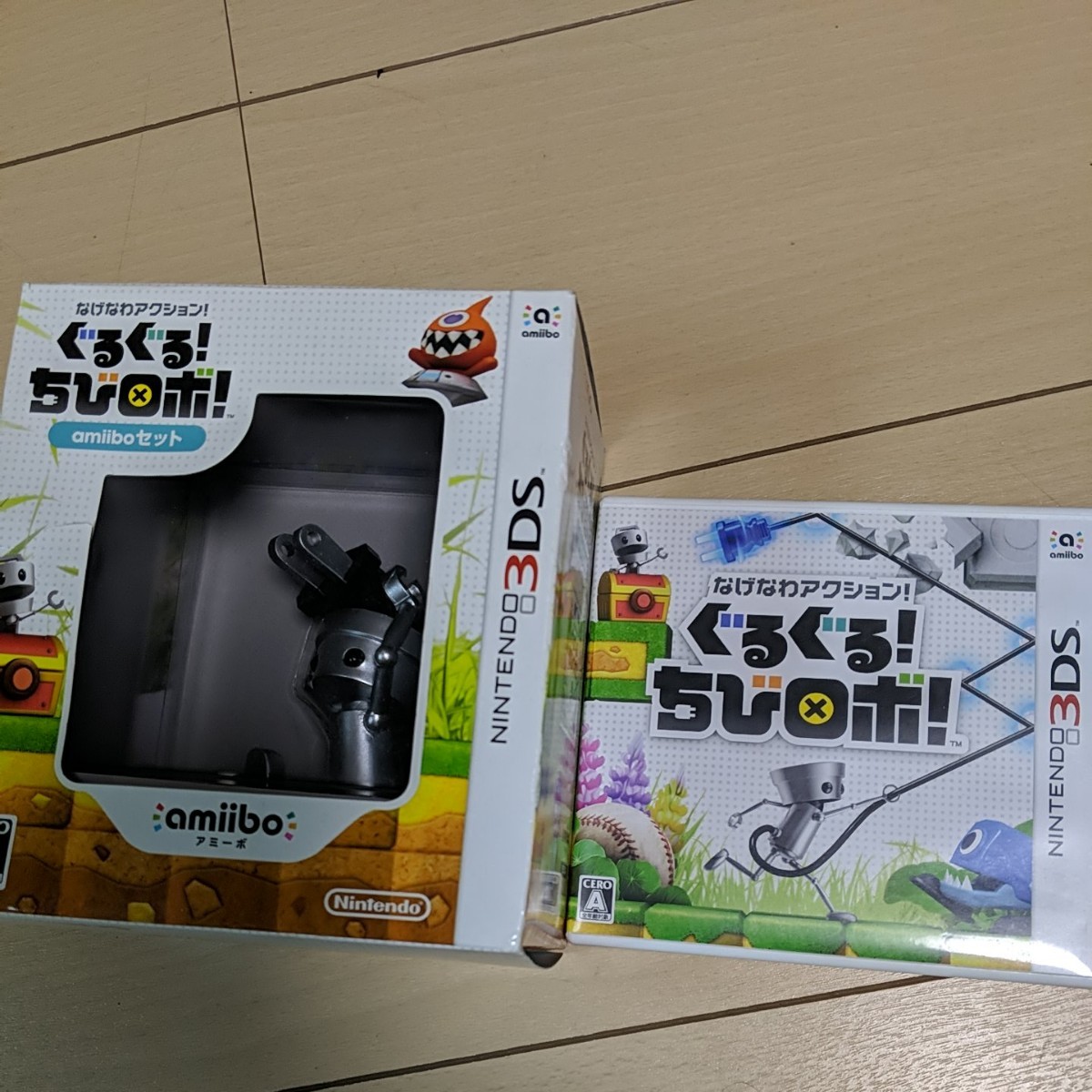 SALE/62%OFF】 なげなわアクション ぐるぐる ちびロボ amiiboセット ...