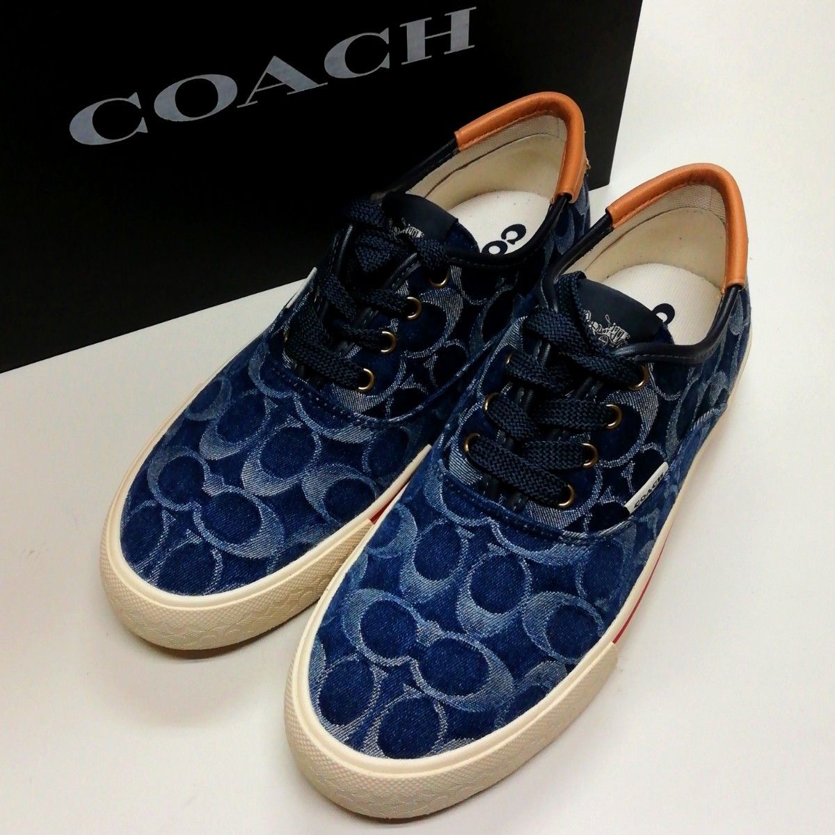 【COACH★CA498】百貨店商品♪スニーカーシグネチャーデニム COACH CA498】コーチ 百貨店商品 レディーススニーカー