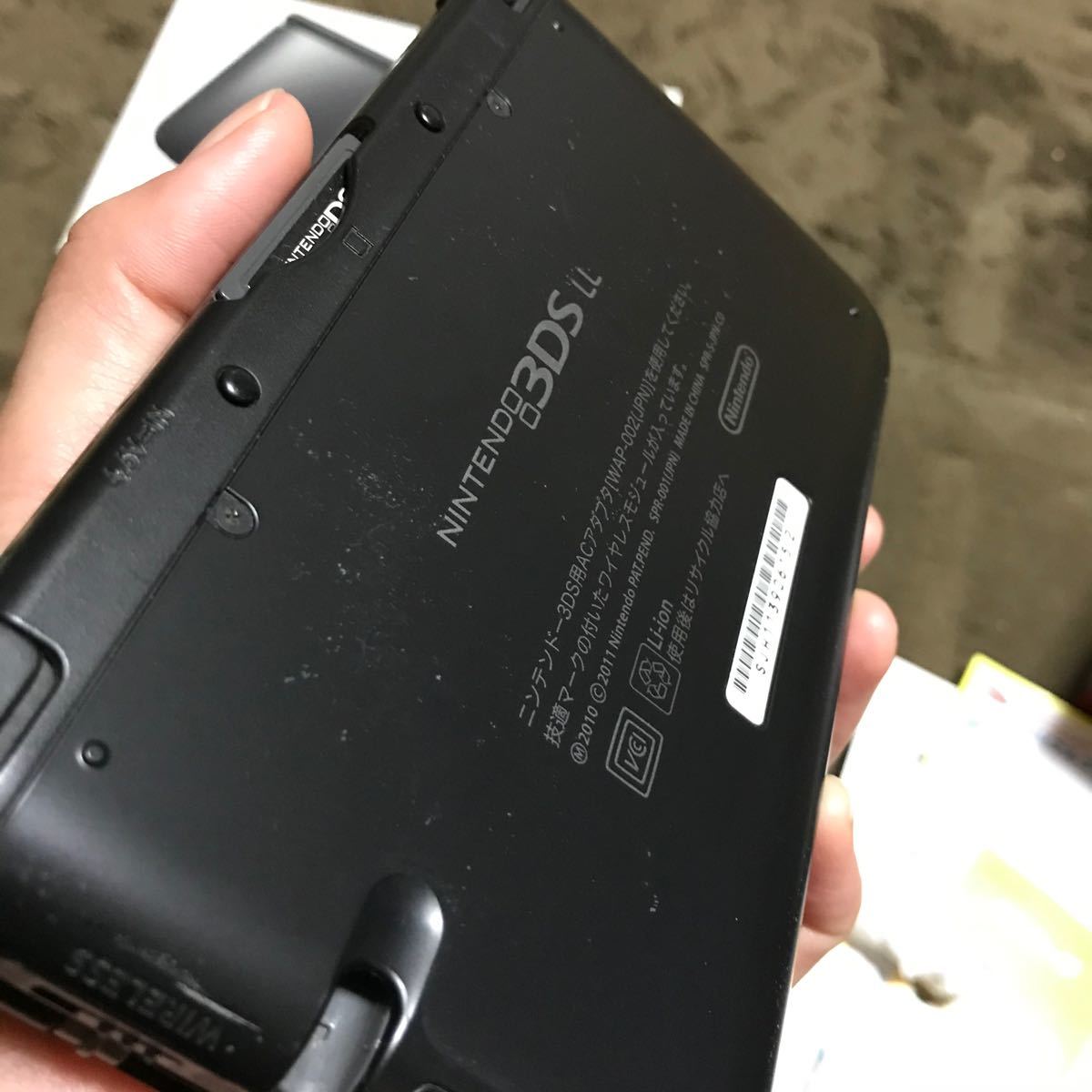 ニンテンドー3DS LL ブラック カセット 本体 SDカード マリオ カービィ