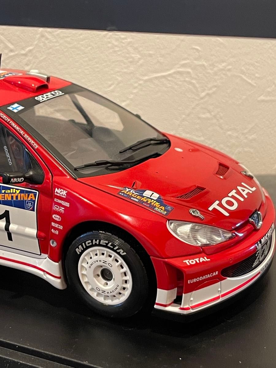 AUTOart プジョー206 WRC ラリーモデルカー 美品 AUTOart プジョー206 WRC ラリーモデルカー 美品|Yahoo!フリマ