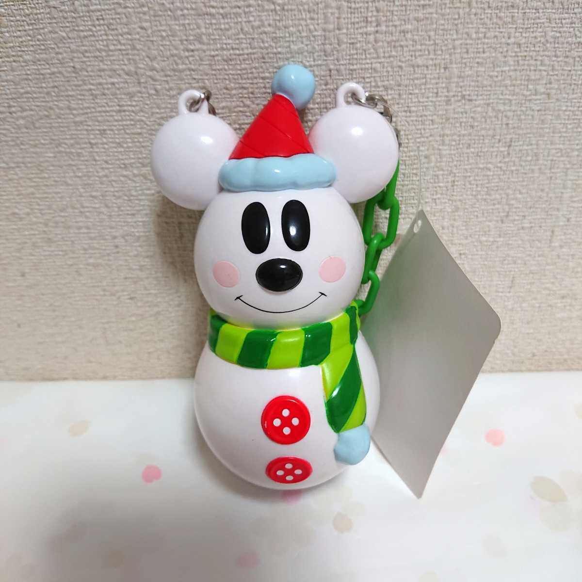 【未使用】 TDR クリスマス ミッキー 雪だるま スノースノー スーベニア グミキャンディ ケース 【ディズニー】_画像1