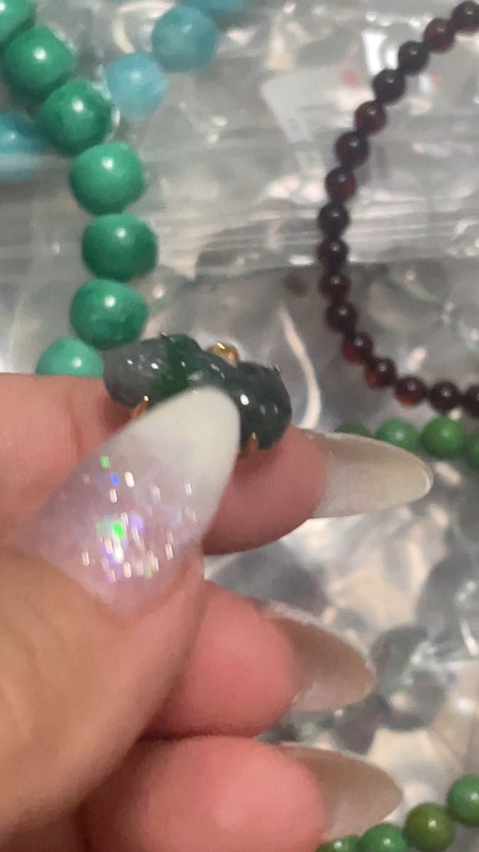 翡翠リング 指輪 純銀