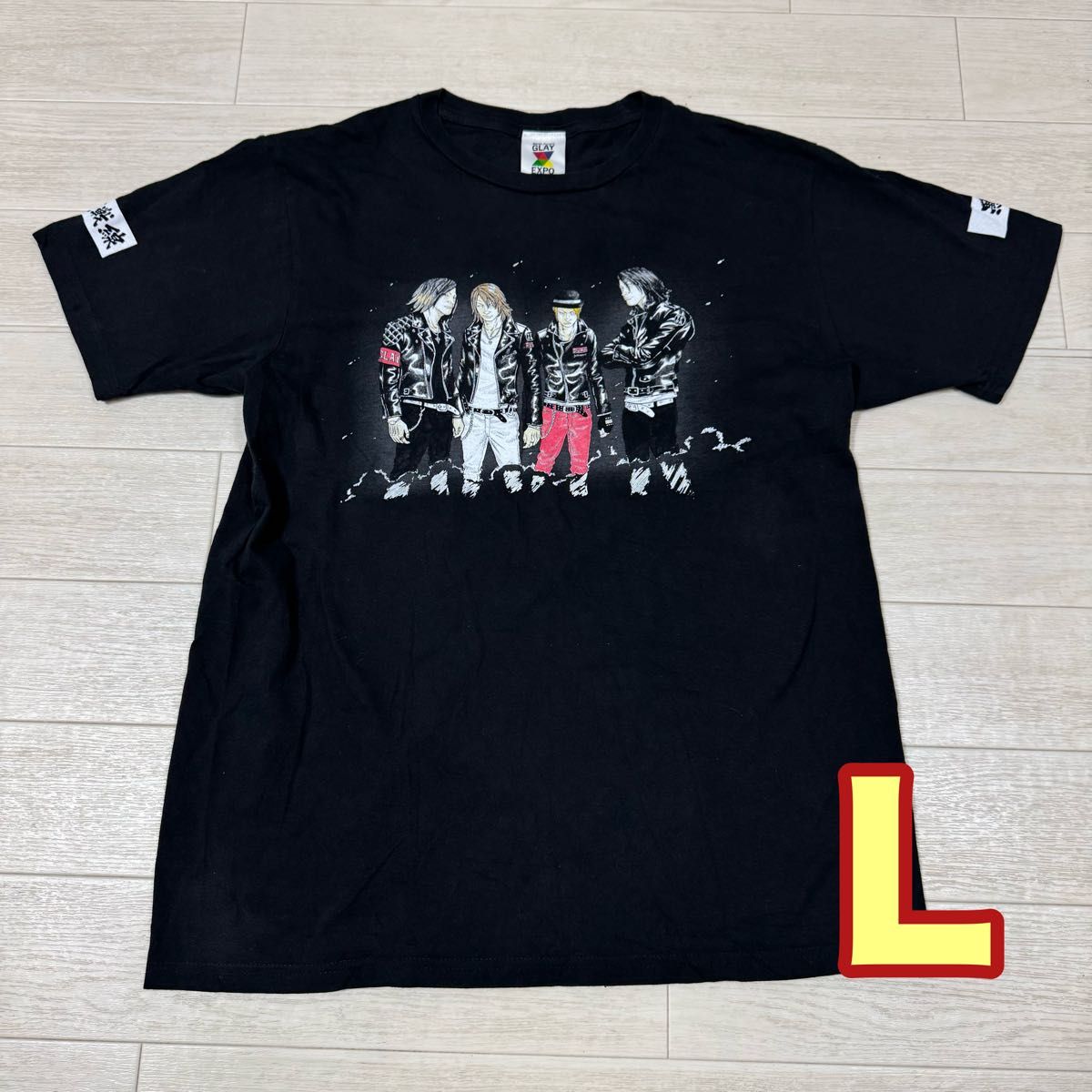GLAY グレイ 20周年 EXPO クローズ コラボ Tシャツ GLAY 20周年 EXPO 2014 クローズ 武装戦線 コラボ Tシャツ L