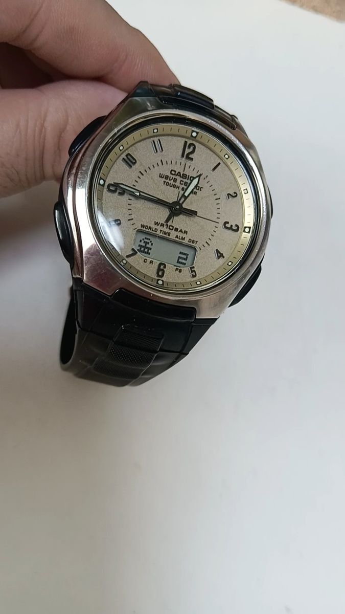 CASIO ウェーブセプター WVA-430J 電波ソーラー 稼働中