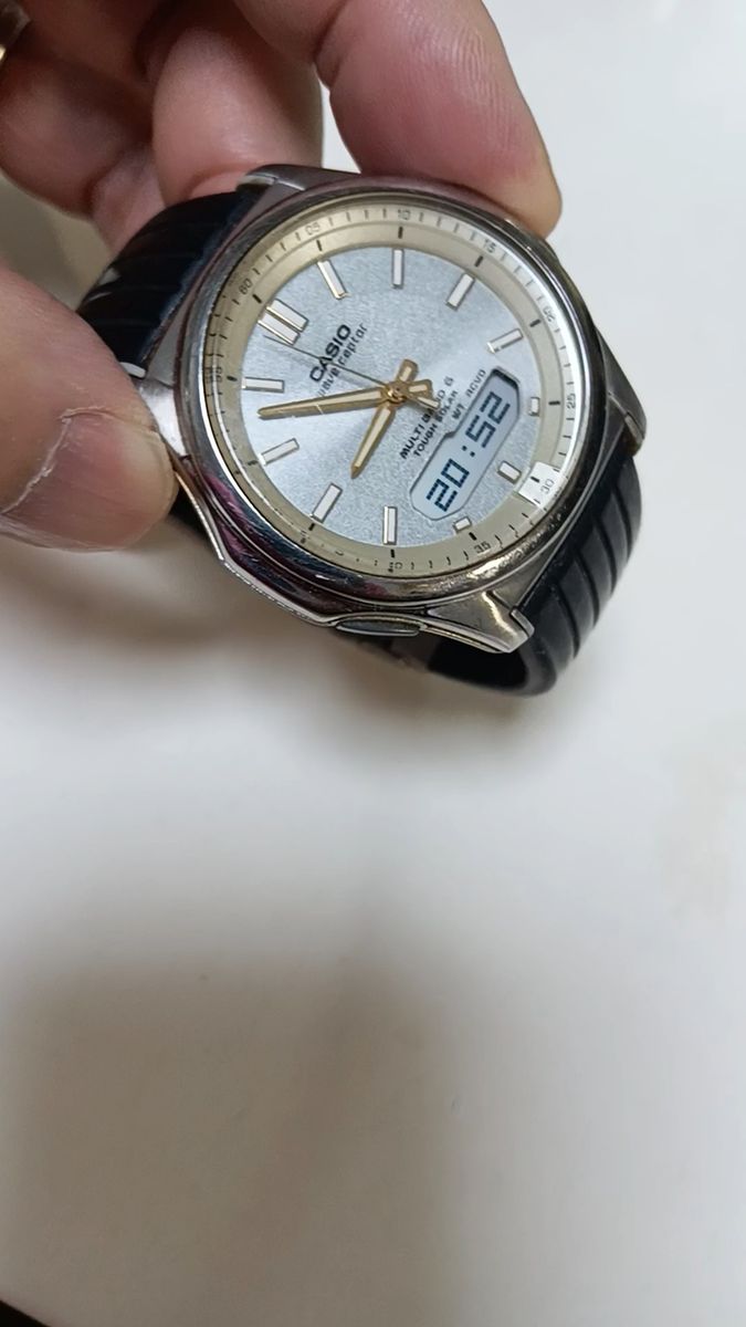 CASIO ウェーブセプター WVA-M630 電波ソーラー 稼働中
