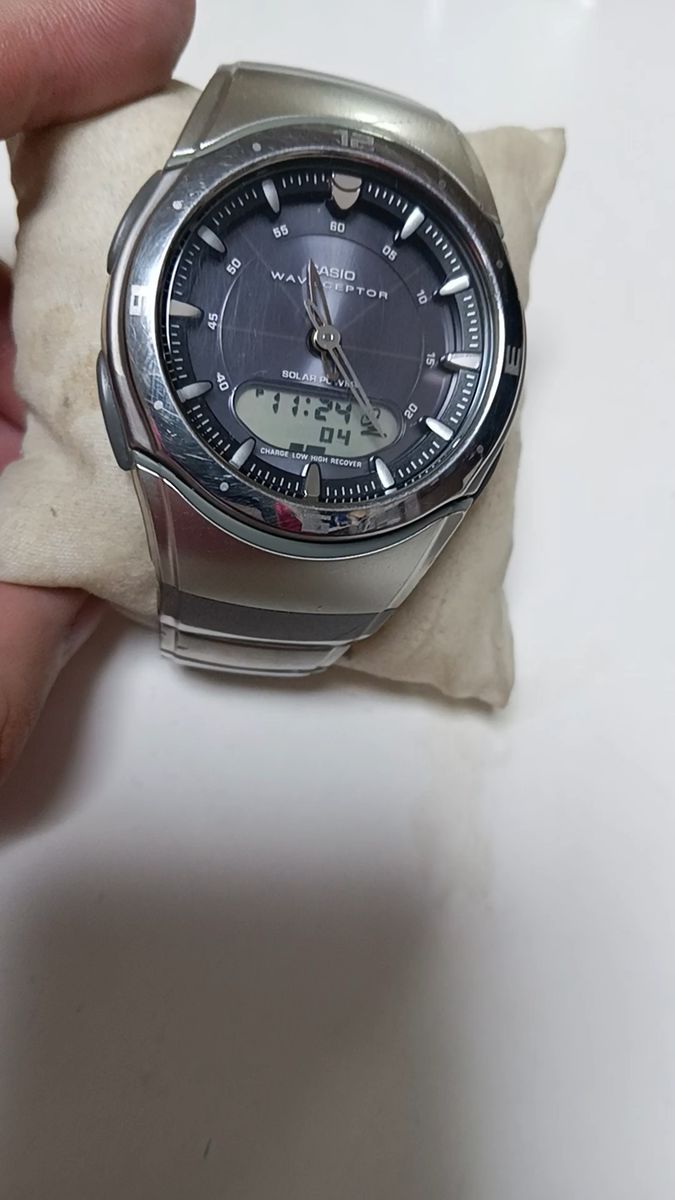 CASIO ウェーブセプター WVA-300 電波ソーラー 稼働中