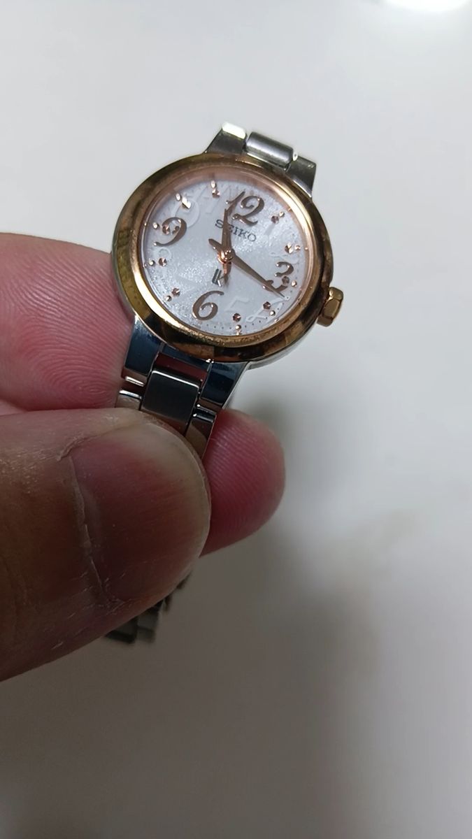 SEIKO ルキア ソーラー 腕時計 稼働中
