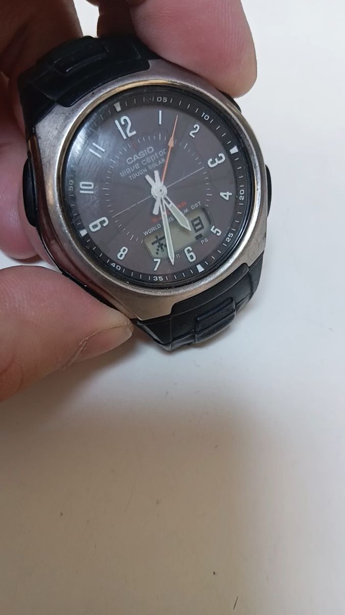 CASIO ウェーブセプター WVA-430J 電波ソーラー 稼働中