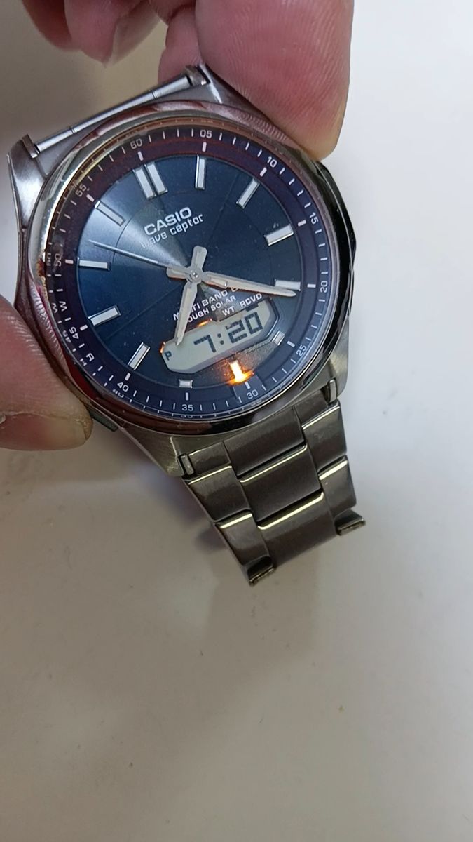 CASIO ウェーブセプター WVA-M640 電波ソーラー 稼働中