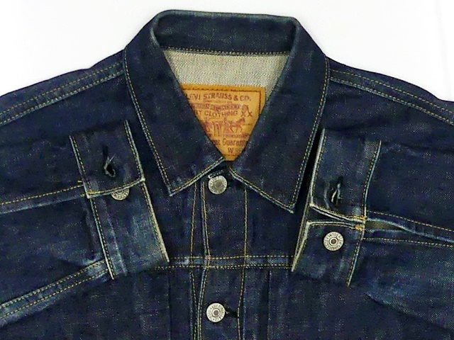 即決★日本製 Levi's 71507-XX★メンズM セカンド Gジャン リーバイス 2nd 38 ビッグE デニムジャケット ジージャン 507XX_画像3