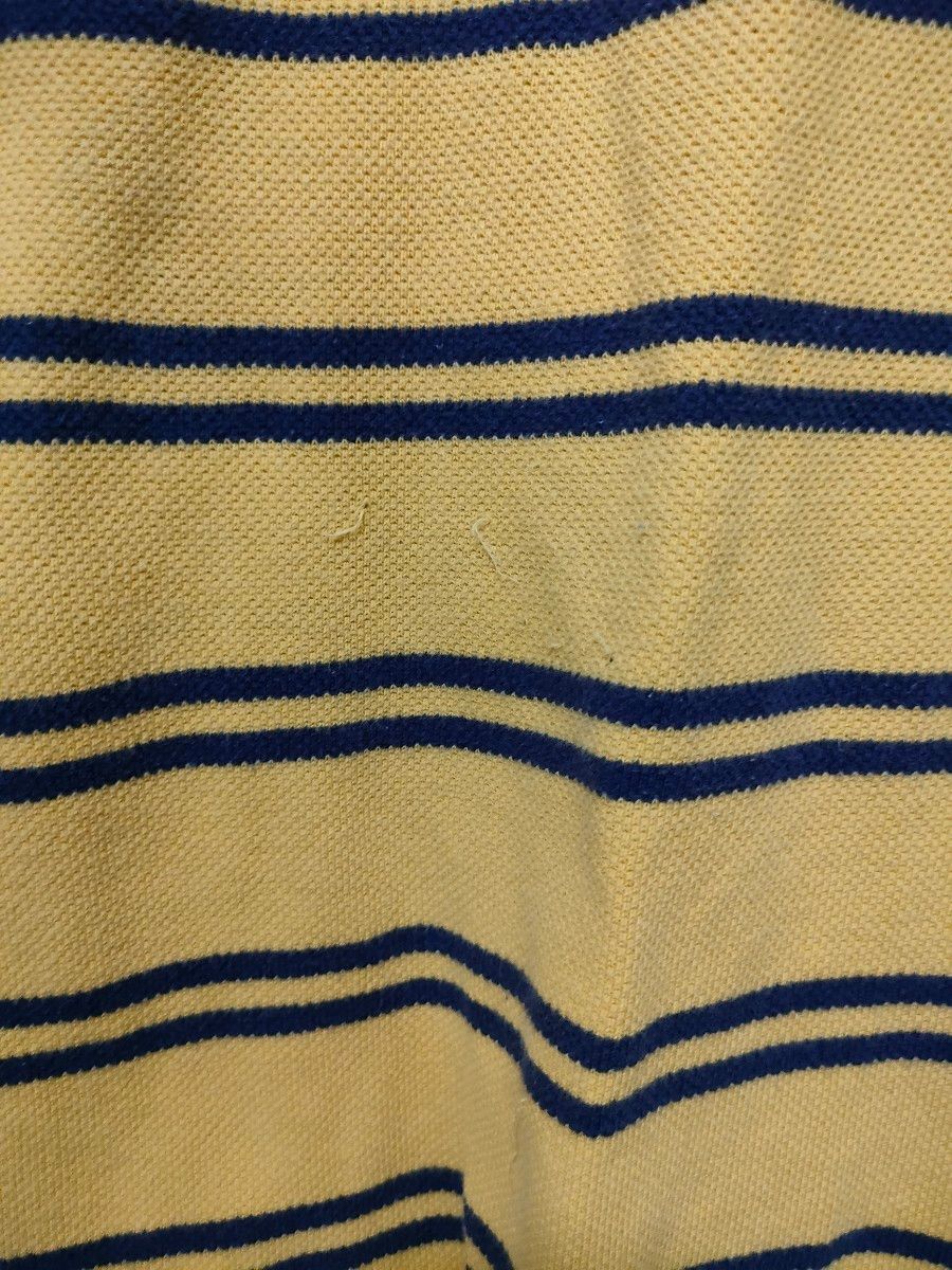 【POLO RALPH LAUREN】ポロシャツ　ボーダー　ラガーシャツ ニットポロ　XL　ラルフローレン　poloの7枚目の写真