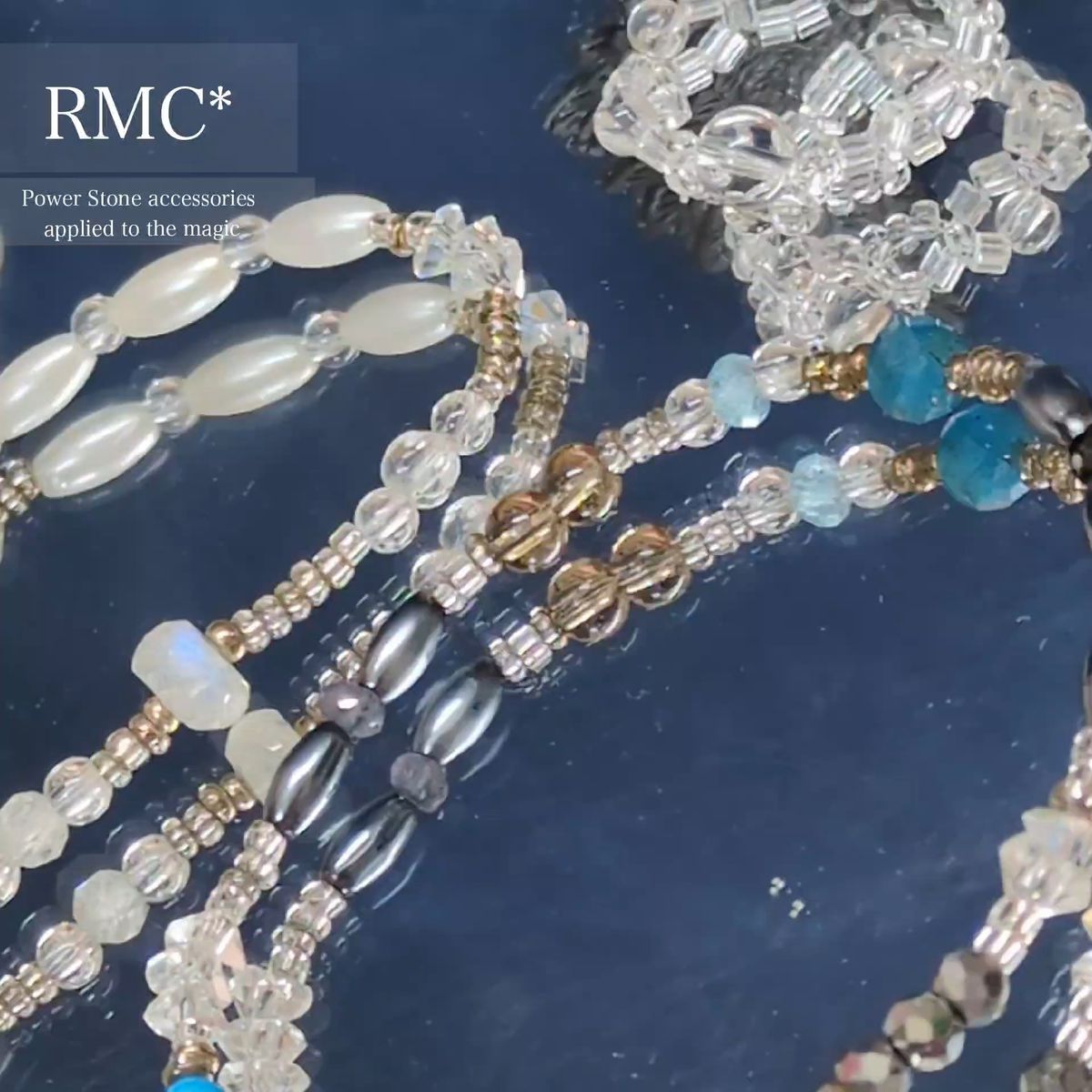 RMC*ムーンストーンの天然石ブレスレット