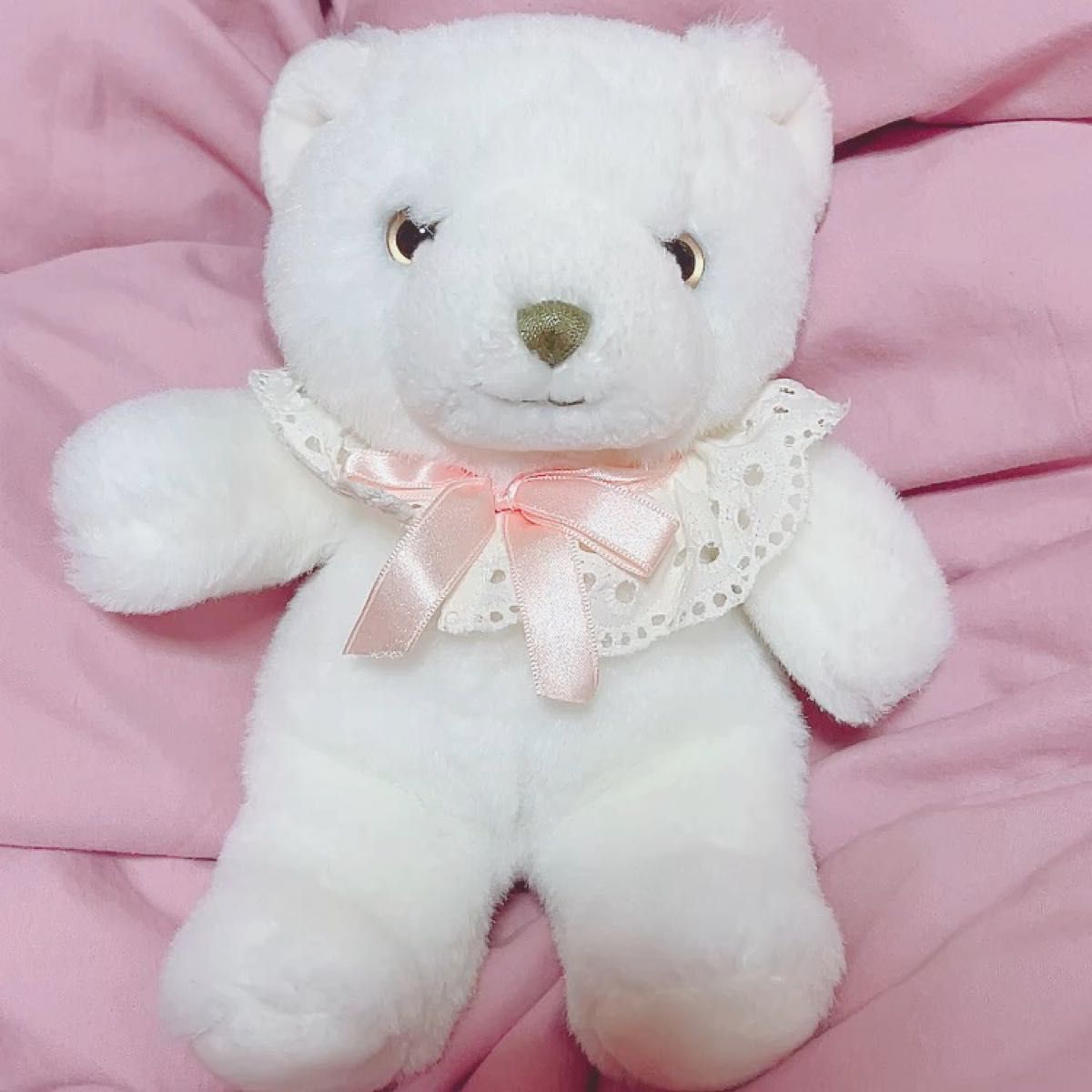 【明日発送可能◎】くま ぬいぐるみ ホワイト ファンシートイ【お値下げ可◎】