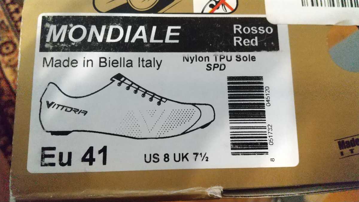 VITTORIA MONDIALE RED EU41 ビットリア モンデール 2ホール VITTORIA MONDIALE RED EU41 ビットリア モンデール 2ホール