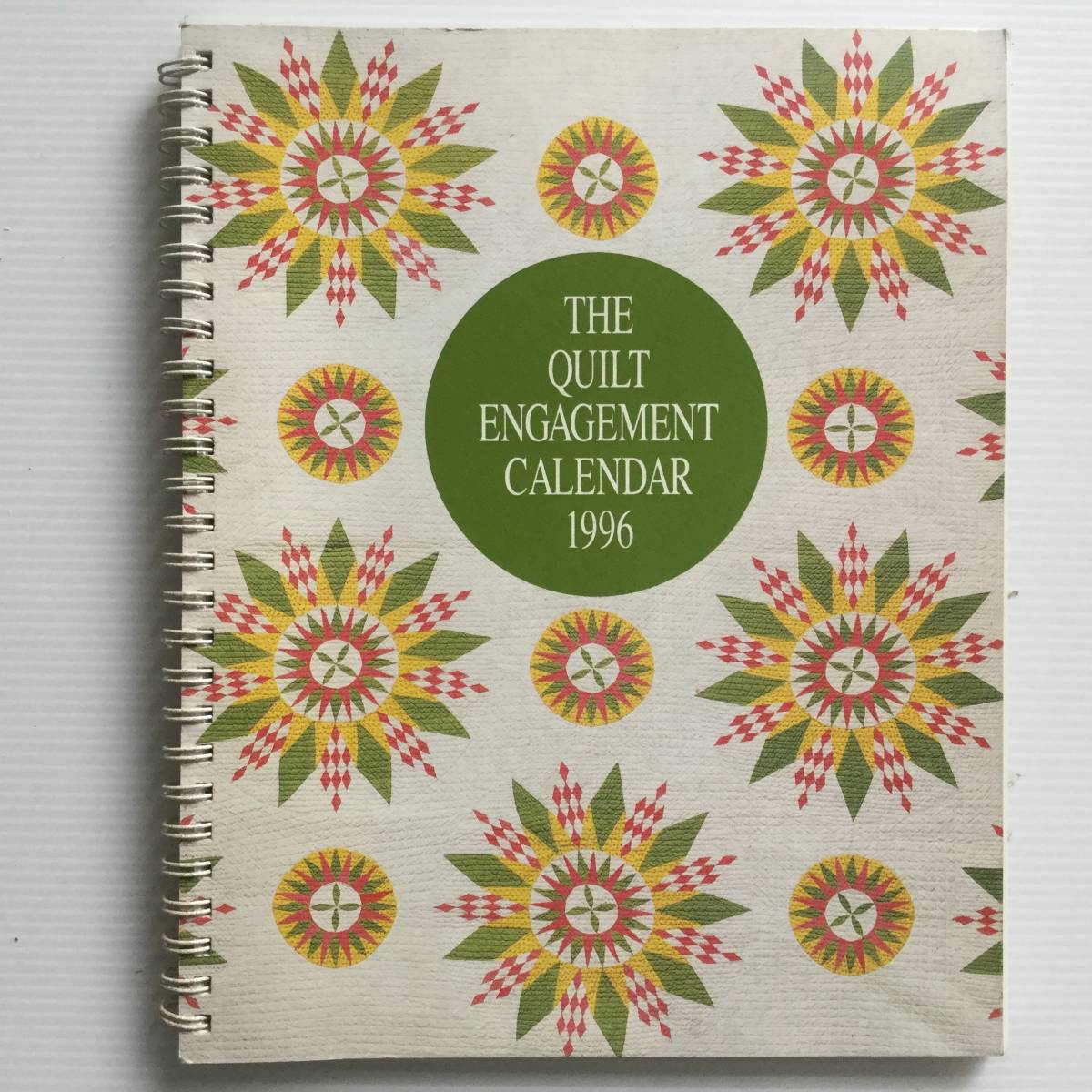 キルト アート ■ARTBOOK_OUTLET■ 4-147 ★送料無料 貴重 QUILT ENGAGEMENT CALENDER パッチワーク 作品集 カレンダー 米国 美品 入手困難