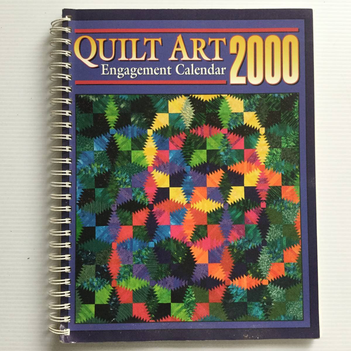 キルト アート ■ARTBOOK_OUTLET■ 4-149 ★送料無料 貴重 QUILT ENGAGEMENT CALENDER パッチワーク 作品集 カレンダー 米国 美品 入手困難