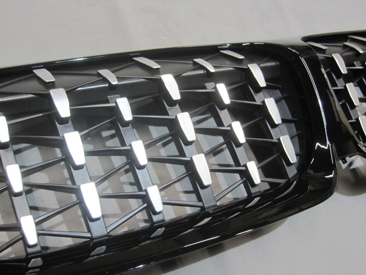 BMW 3シリーズ G20 セダン G21 ツーリングワゴン フロント ラジエター ブラックフレーム ダイヤモンド グリル スター Mスポーツ ハイライン_画像3