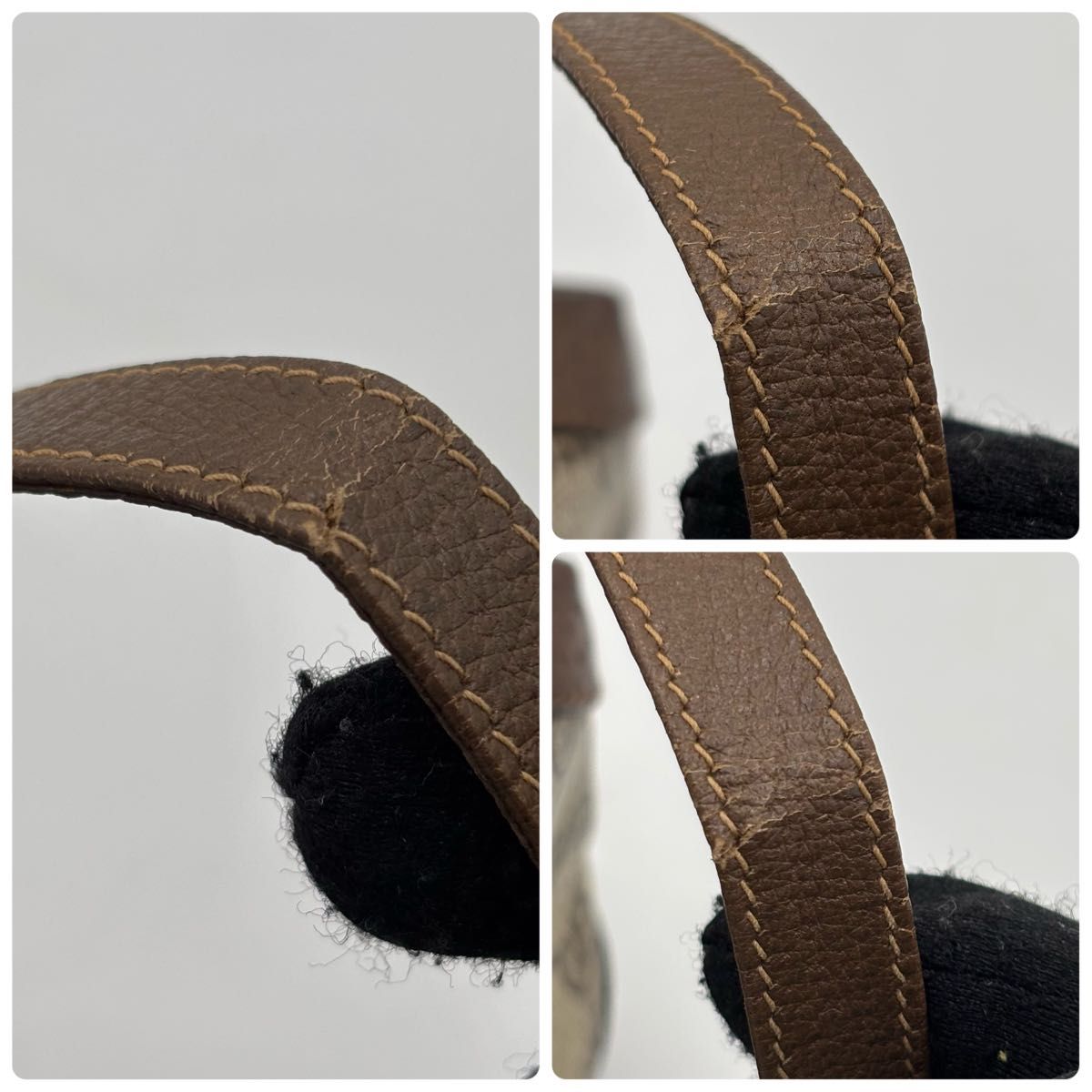 GUCCI オールドグッチ GG柄 レザー ショルダーバッグ 斜め掛け GUCCI オールドグッチ GG柄 レザー ショルダーバッグ 斜め掛け