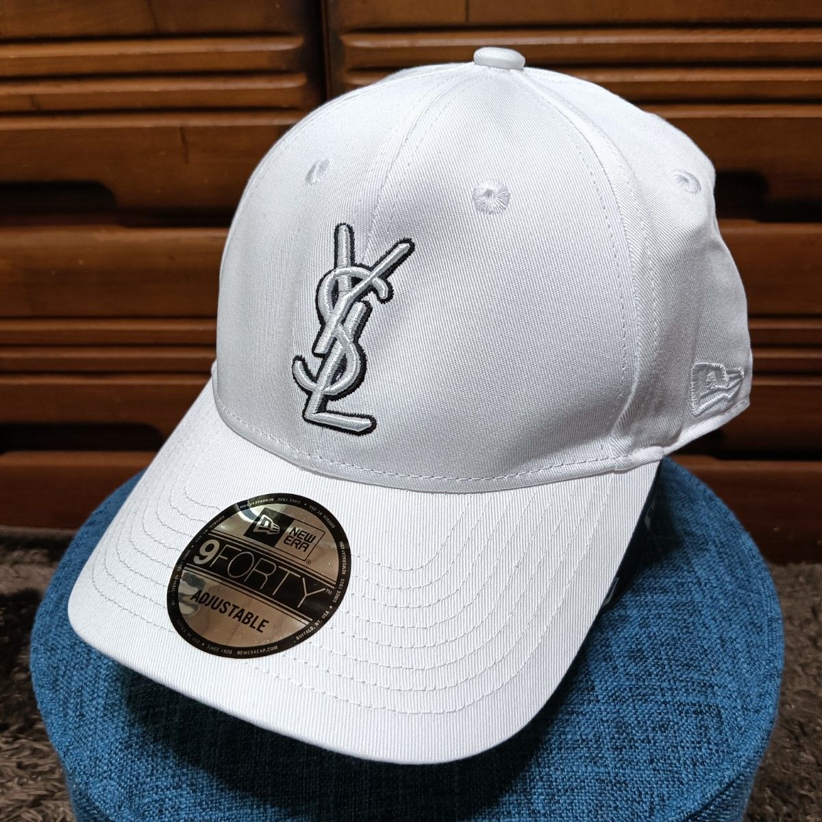 NEW ERA 9FORTY サンローラン キャップ 未使用 ホワイト 新品