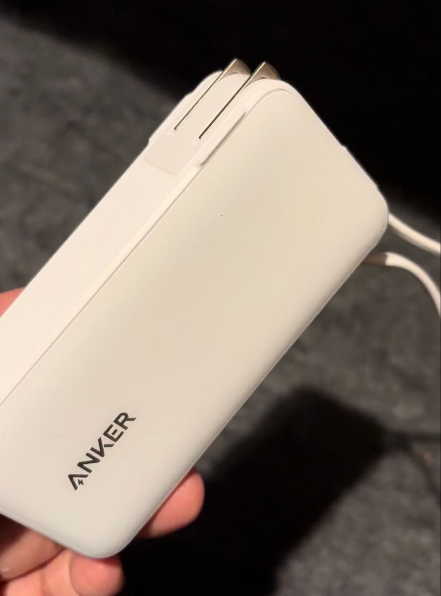 Anker Power Bank 10000mAh/Fusion/Built-In USB-C ケーブル/充電&モバイルバッテリー