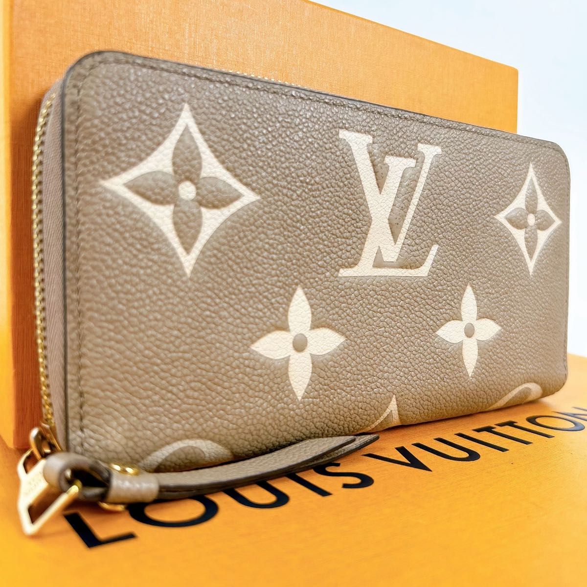 【鑑定書付属】極美品 ルイヴィトン ジッピーウォレット モノグラム・アンプラント M69794 LOUISVUITTON