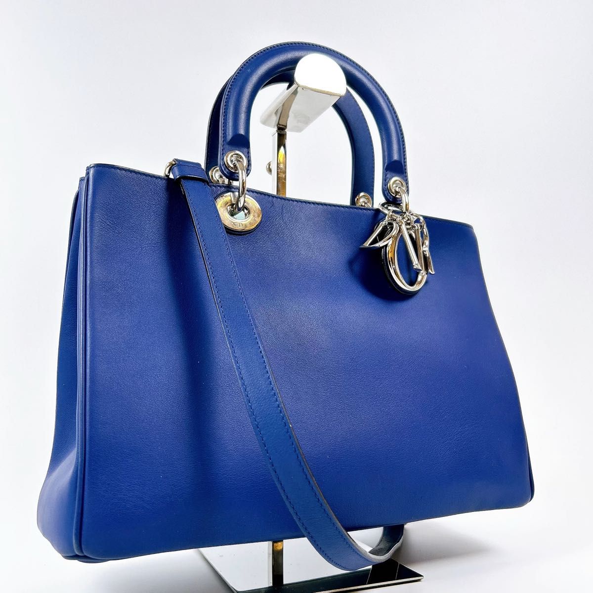 極美品 DIOR ディオリッシモ レザー 2WAY ハンドバッグ ショルダーバッグ