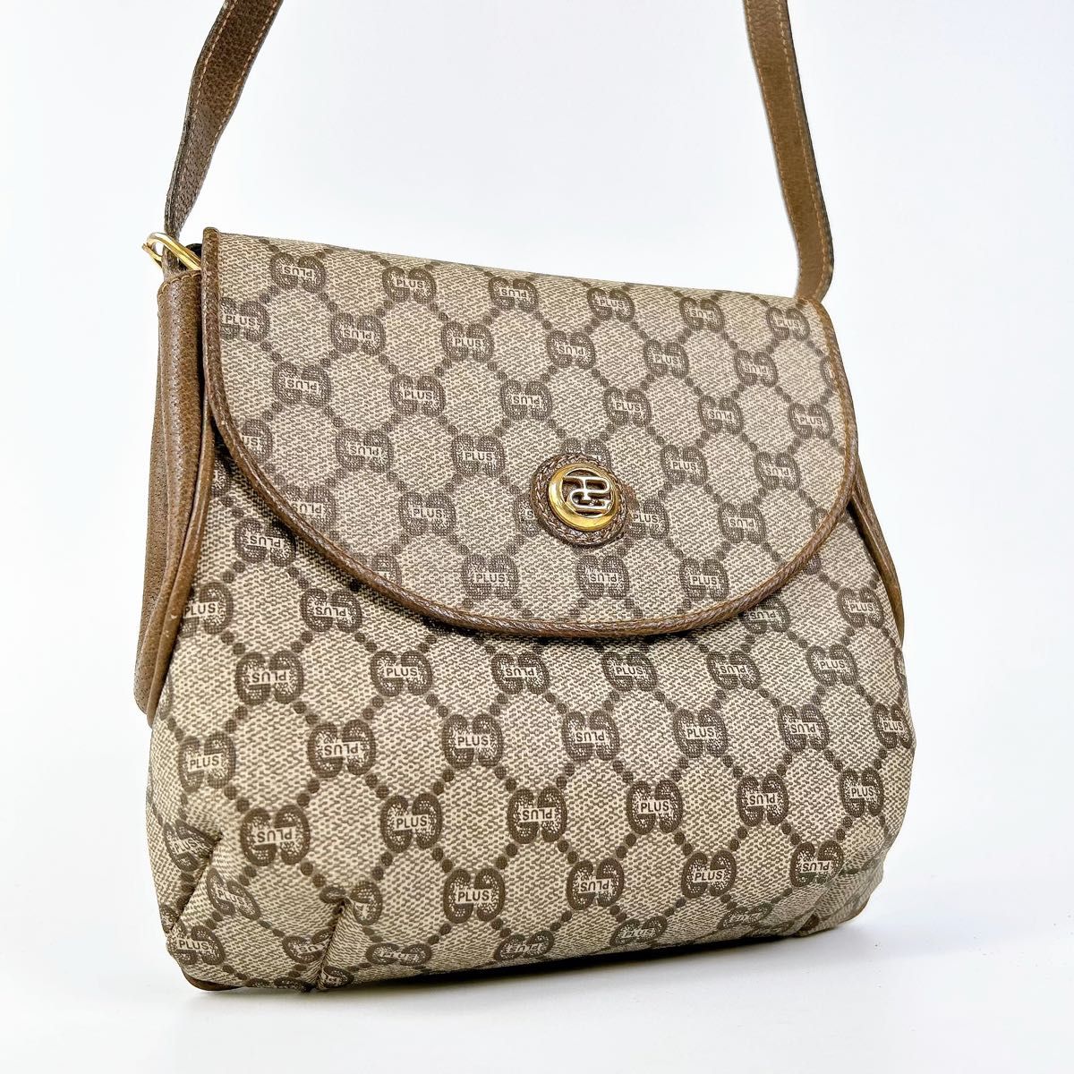 GUCCI PLUS グッチ プラス ショルダーバッグ GGスプリーム レザー