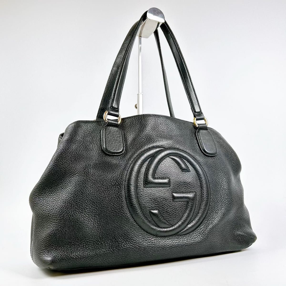 【美品】 GUCCI グッチ ソーホー レザー 肩掛け トートバッグ 282303