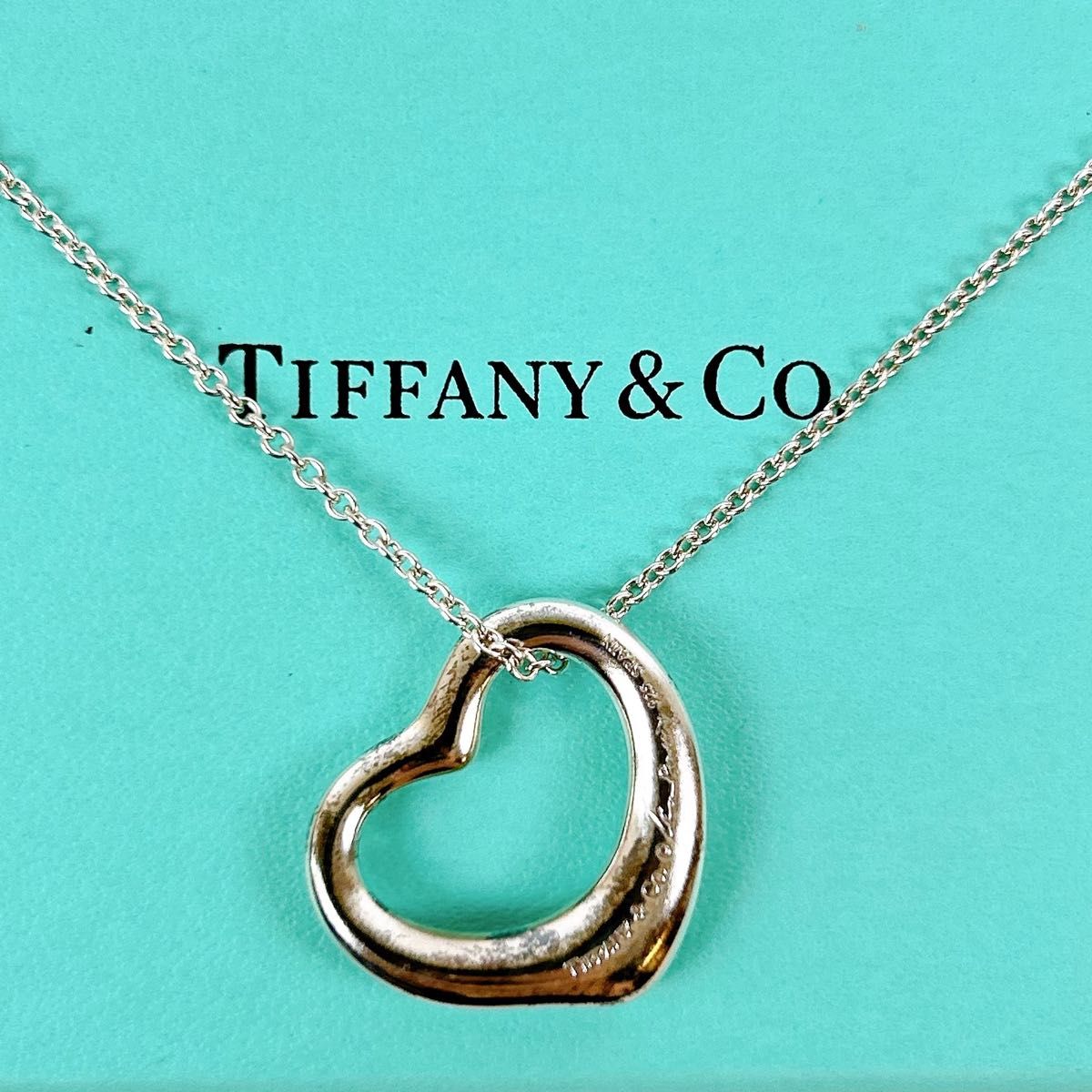 Tiffany&Co. ティファニー オープンハート シルバー 925 ネックレス ペンダント