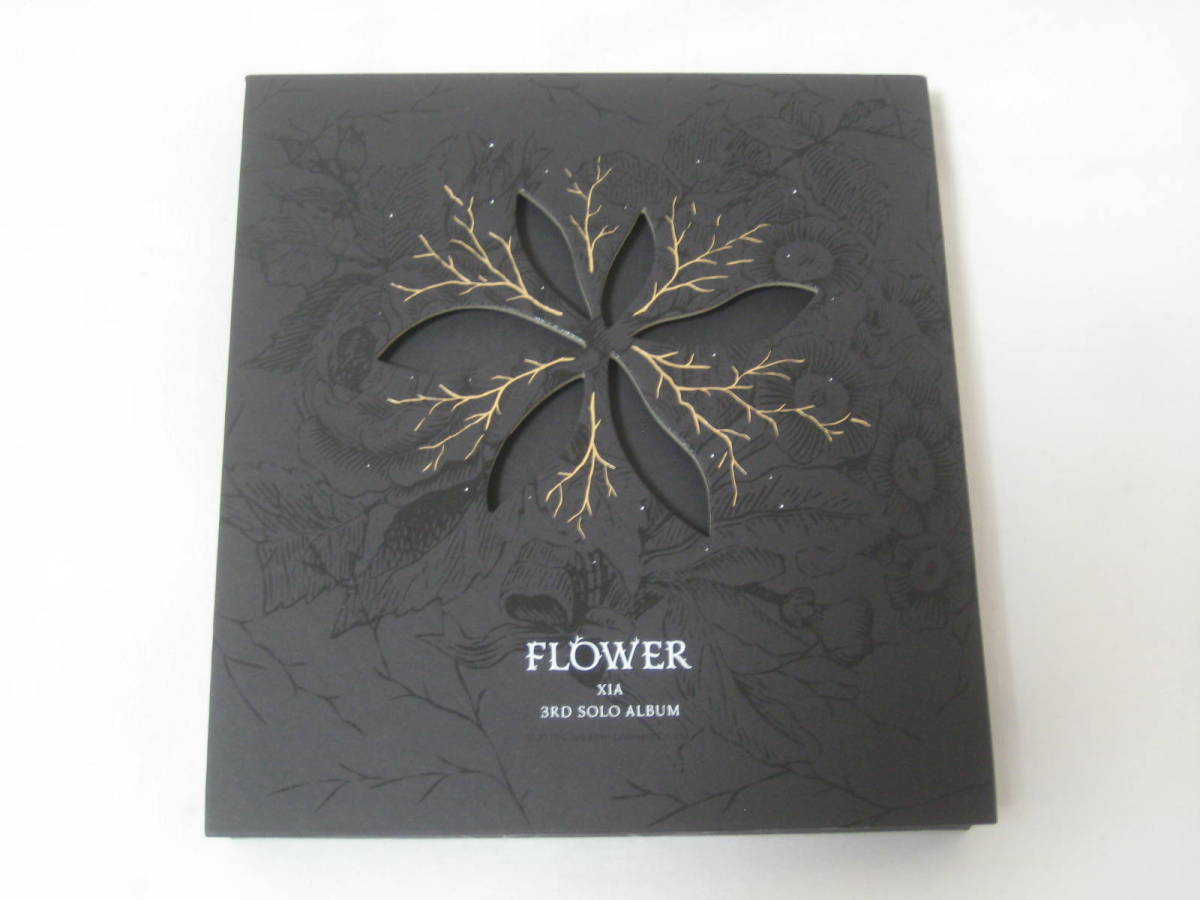 XIA★韓国版CD＋フォトブック★BOX仕様★ソロアルバム★3集★FLOWER★トレカ付き★シア ジュンス★JYJ_画像1