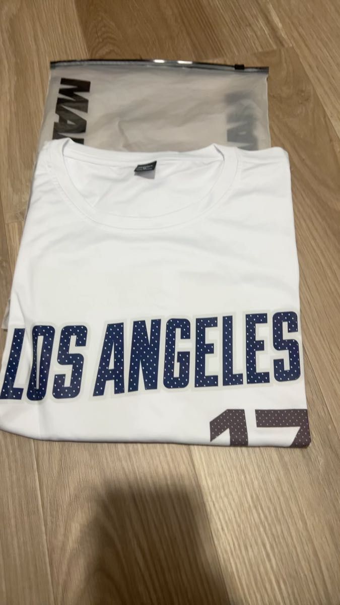 新品 ロサンゼルス ドジャース 背番号Tシャツ 大谷翔平 OHTANI 17番