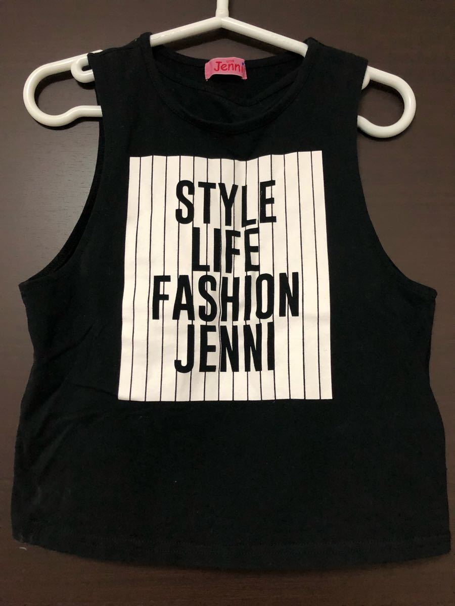 150円 【本物新品保証】 JENNI ジェニィ タンクトップ カットソー インナー付き サイズ120