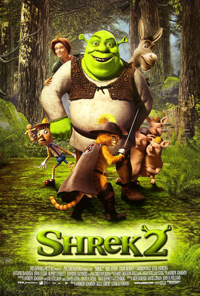 シュレック2 Shrek2 キャメロンディアス オリジナル映画ポスター_画像1