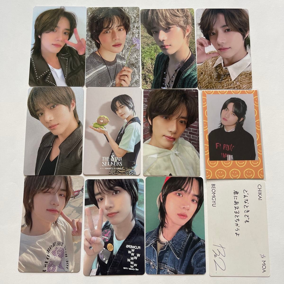 TXT TOMORROW X TOGETHER BEOMGYU ボムギュ フォトカード トレカ TXT TOMORROW X TOGETHER BEOMGYU ボムギュ フォトカード トレカ