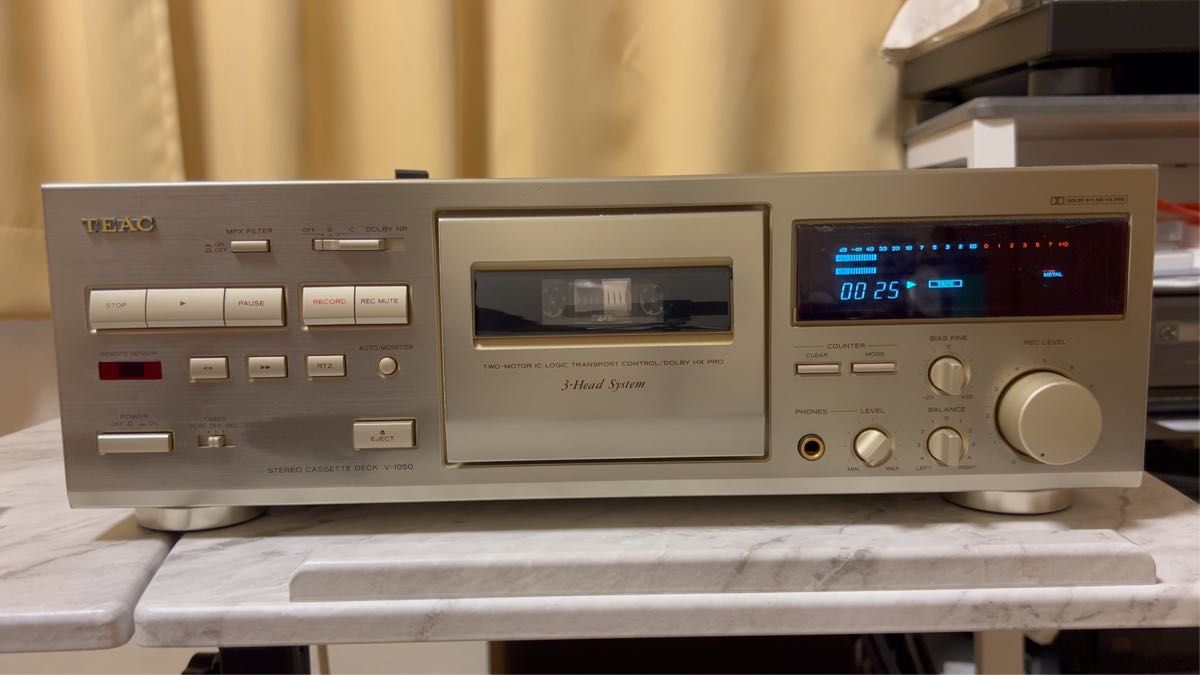 【中古】TEAC V-1050 カセットデッキ