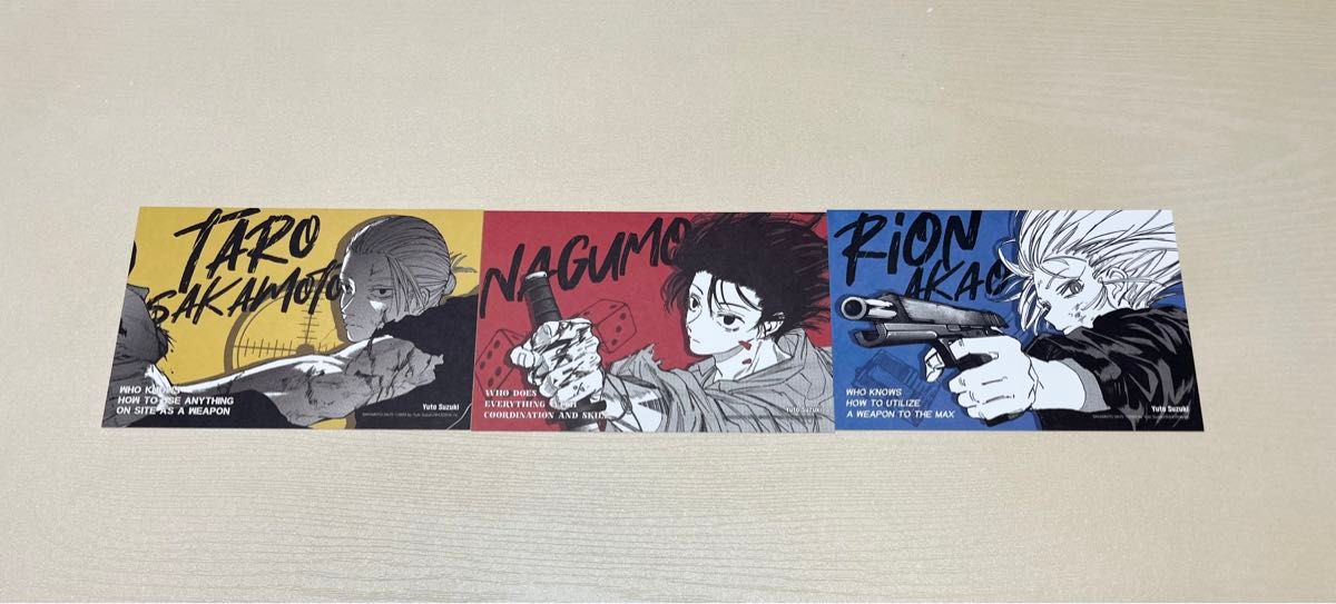 サカモトデイズ 韓国版 14巻 特装版 坂本太郎 南雲 赤尾リオン SAKAMOTO DAYS 韓国版14巻特典ポストカード3枚セット坂本太郎