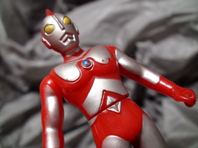 ウルトラマン80 b32-1バンダイ 怪獣ヒーロー ソフビ 人形 1990年「検 ウルトラマン先生 ユリアン クレッセント_画像3