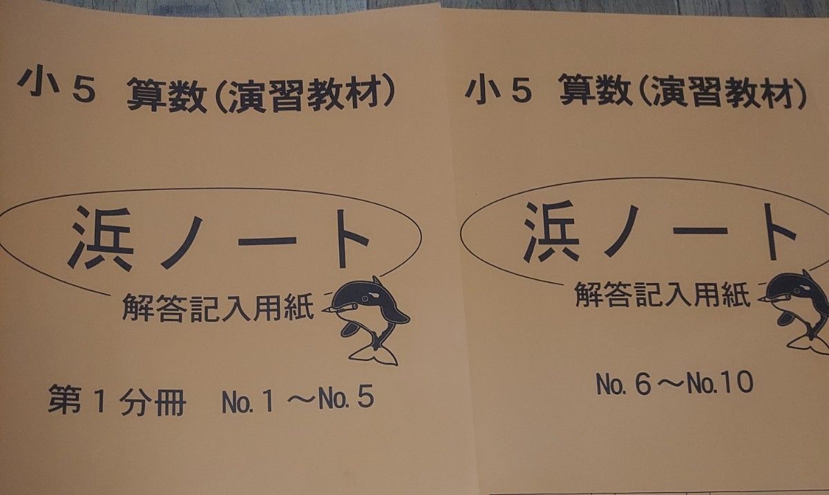 激安超安値 浜学園 浜ノート2 第1~3分冊 『難問解説集』 演習教材 小5算数 中学受験