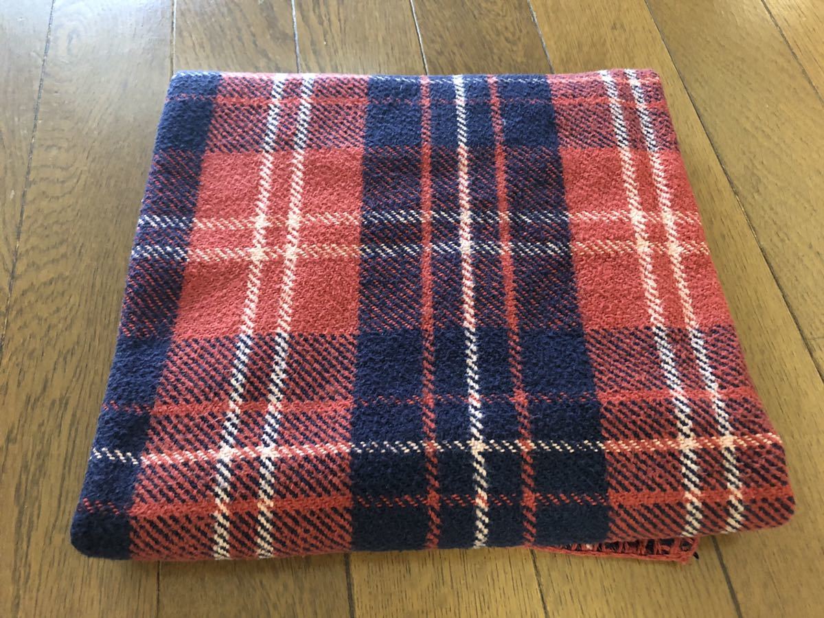 [OC]ZARA Blanket ザラ・ブランケット 暖かいひざ掛け　size(約)103cm×72cm_画像1