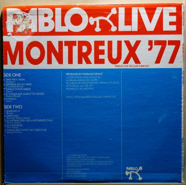 超音波洗浄◆盤面良好◆カンパニースリーヴ付き◆Ray Bryant - Montreux '77◆Pablo Live / 2308-201_画像2