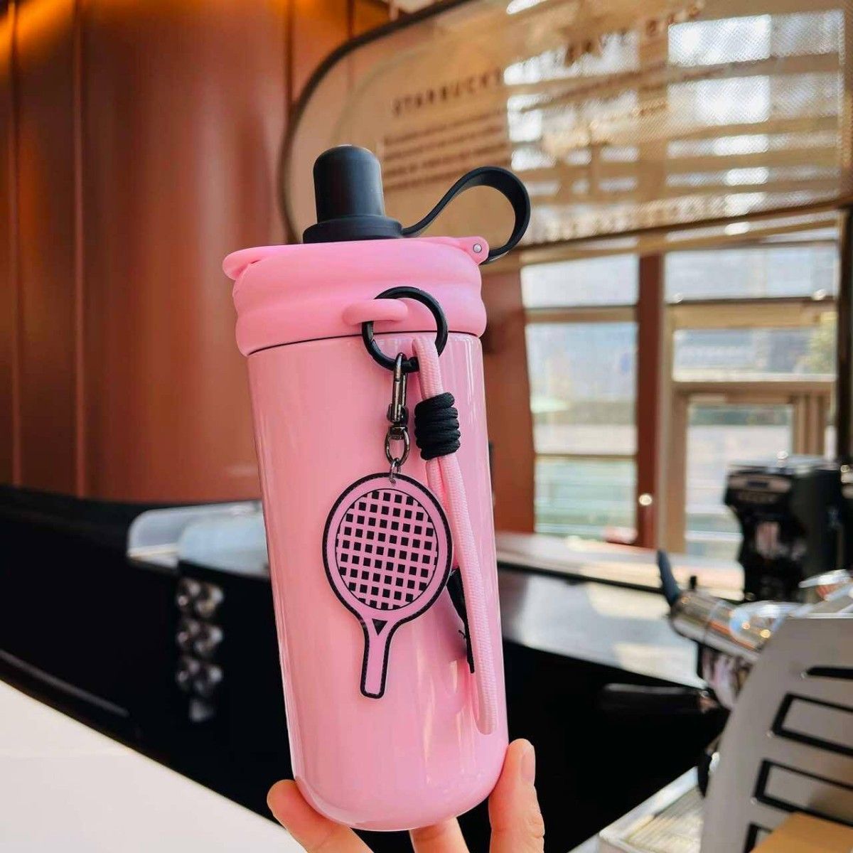 台湾スタバ レトロゲーム ステンレスタンブラー ピンク 355ml 海外限定 スターバックス ピンク ステンレスタンブラーチャーム