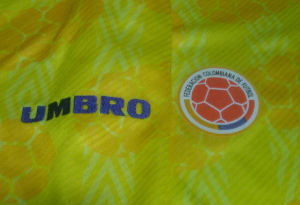 Paypayフリマ 値下交渉 1994年 アメリカw杯 コロンビア代表 Umbro アンブロ 検 アスプリージャ バルデラマ イギータ ワールドカップ Colombia World Cup